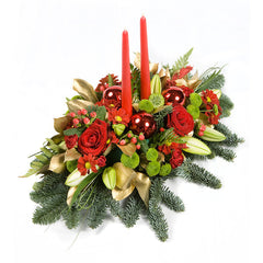 Christmas Candle Arrangement