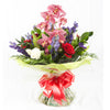 Mixed Orchild Hand Tied Bouquet