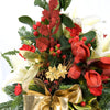 Christmas Arrangment Gold and Red