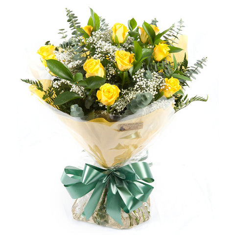 Yellow Rose Handtied Bouquet