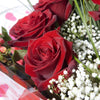 Handtied 12 Red Roses Bouquet
