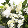 Mixed Hand Tied Bouquet White And Green