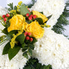 Yellow Cross Wreath