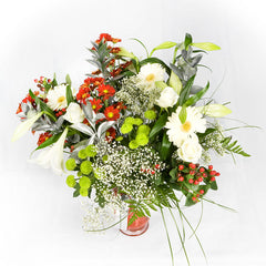 Christmas Arrangment In Vase