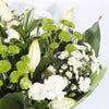 Mixed Hand Tied Bouquet White And Green